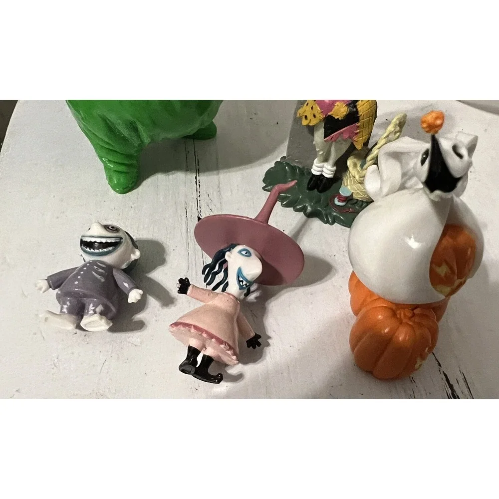 5 Disney Nightmare Before Christmas Oogie-Sally Toy PVC Figures Cake Toppers Lot